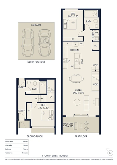 11 Fourth Street, Bowden, SA 5007, 2 Bedrooms, 2 Bathrooms, House
