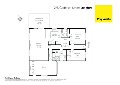 2/8 Goderich Street, Longford, TAS 7301, 2 રૂમ, 2 બાથરૂમ, House