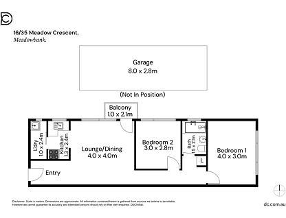 16/35 Meadow Crescent, Meadowbank, Upper North Shore, 2 rūma, 1 rūma horoi, Apartment