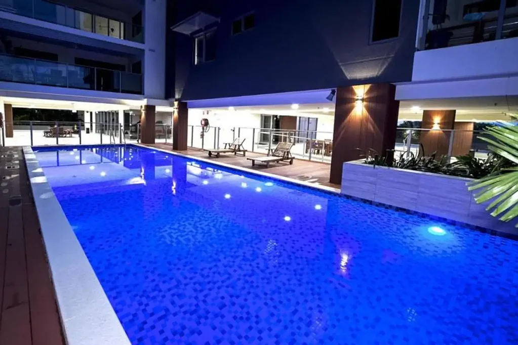 Sophisticated City Living in Prime Darwin Location with swimming pool and gym.