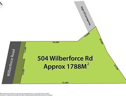 504 Wilberforce Road, Wilberforce, Central Tablelands, 0 રૂમ, 0 બાથરૂમ, Section