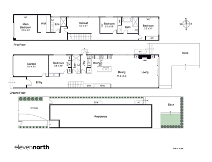 12B Gilarth Street, Highett, VIC 3190, 4 રૂમ, 3 બાથરૂમ, Townhouse