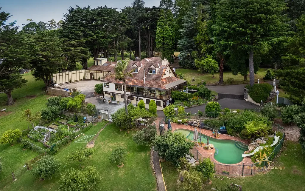 Gembrook  "Tudor Lodge – Historic 1930s Gembrook Estate on 8.6 Acres with Multiple Dwellings"