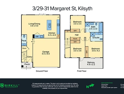 3/29-31 Margaret Street, Kilsyth, East Melbourne, 3房, 2浴, House