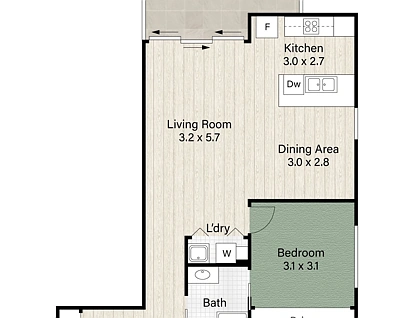 401/133 Clarence Road, Indooroopilly, Brisbane Western Region, 1 कमरे, 1 बाथरूम, Apartment