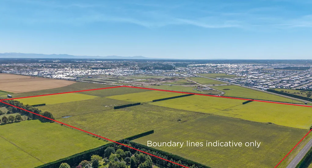 Rolleston  28 hectares of Residentially Zoned Land