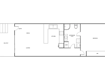 30/12 Albermarle Place, Phillip, Woden Valley District, 1 રૂમ, 1 બાથરૂમ, Apartment