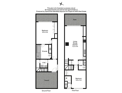 Unit 3/317 High Street, Nagambie, VIC 3608, 2 slaapkamers, 2 badkamers, Unit
