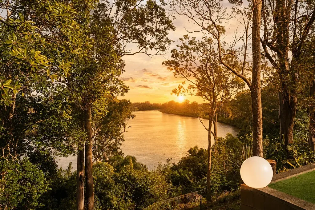 Maryborough West 4chambre Grand Riverfront Living on 3,566m² with Unrivalled Mary River Views