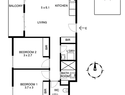 4/3 Close Ave, Dandenong, VIC 3175, 2 ห้องนอน, 1 ห้องน้ำ, Apartment