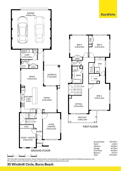 30 Windmill Circle, Burns Beach, WA 6028, 4 Schlafzimmer, 2 Badezimmer, House