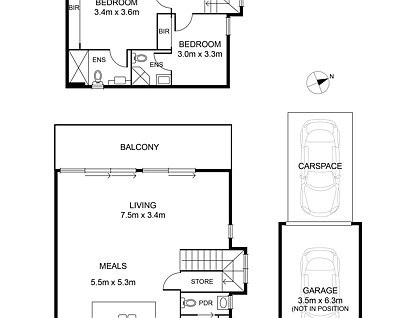 2/40 Springthorpe Boulevard, Macleod, North Melbourne, 2 Kuwarto, 2 Banyo, Apartment