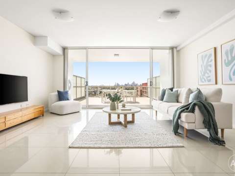 Mascot 2 Bedroom Level 12 Penthouse with Skyline City Views + Outdoor Terrace
