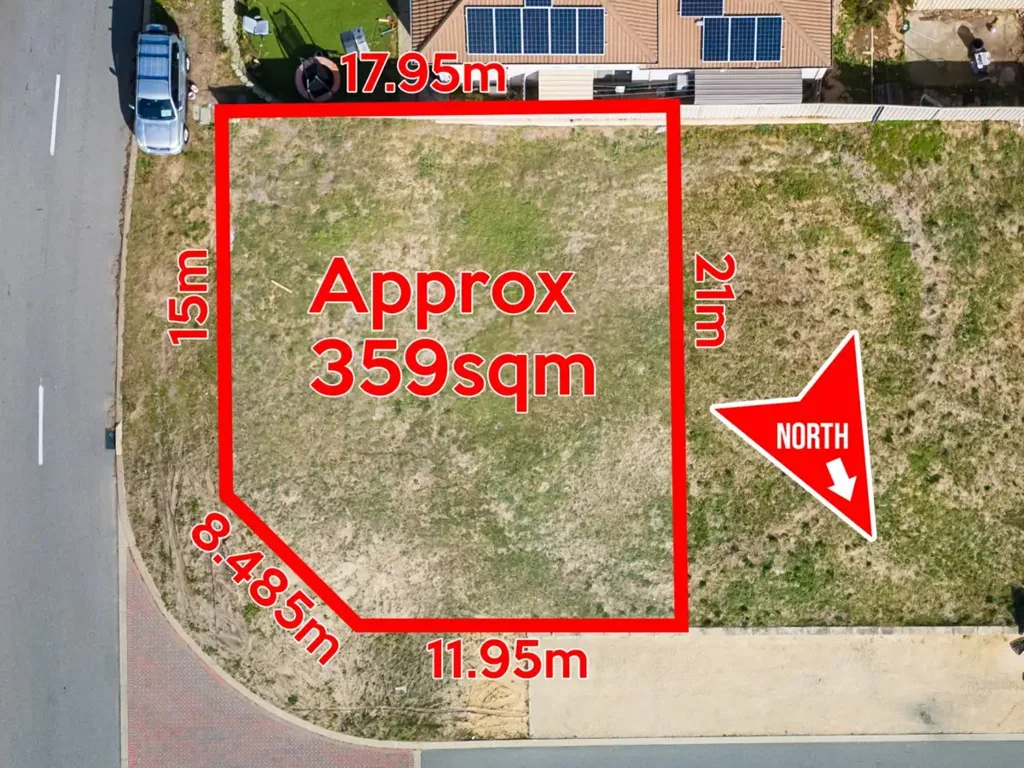 Dawesville  Premium Corner Block with Potential Ocean Views from a Second Storey
