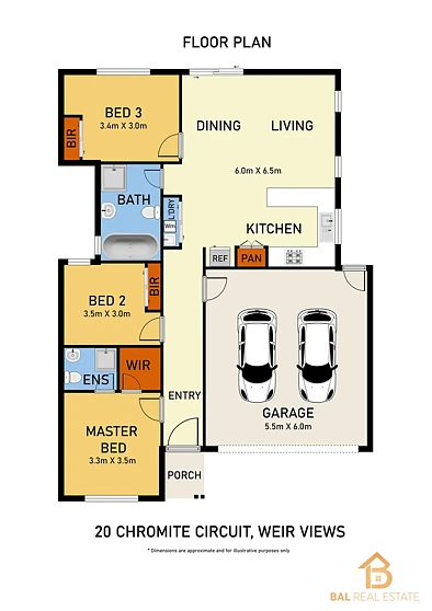 20 Chromite Circuit, Weir Views, VIC 3338, 3房, 2浴, House