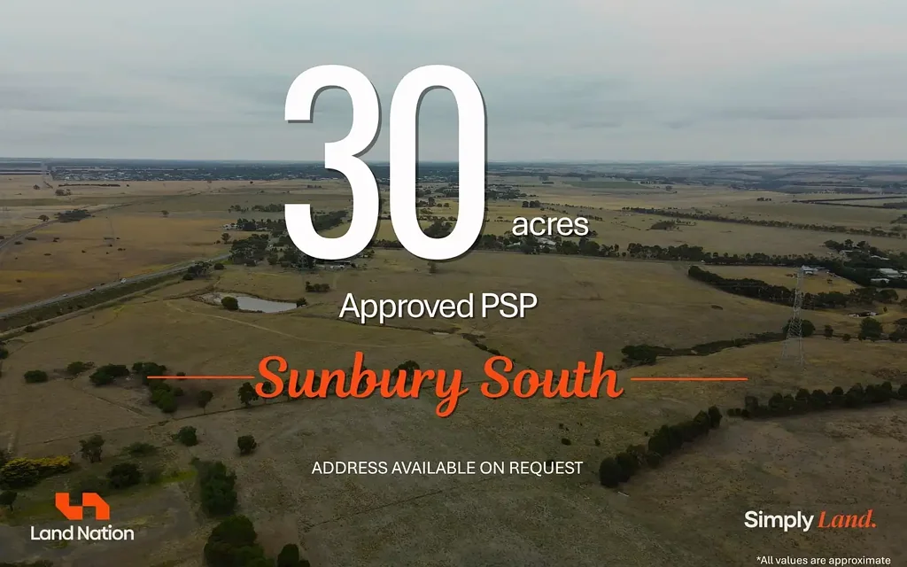 Sunbury 1 Bedroom Strategic 30 Acres Development Site in Sunbury South