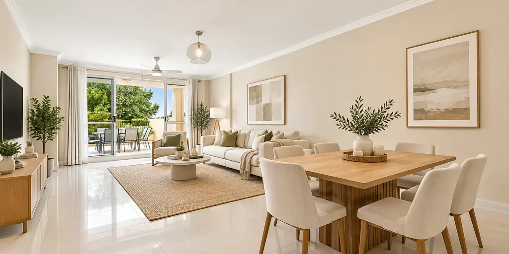 3 BEDROOM APARTMENT WITH DUAL COURTYARDS IN PRESTIGIOUS CAPE CABARITA
