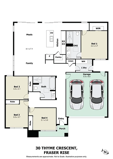 Plano ng Bahay - 30 Thyme Crescent, Fraser Rise, VIC 3336