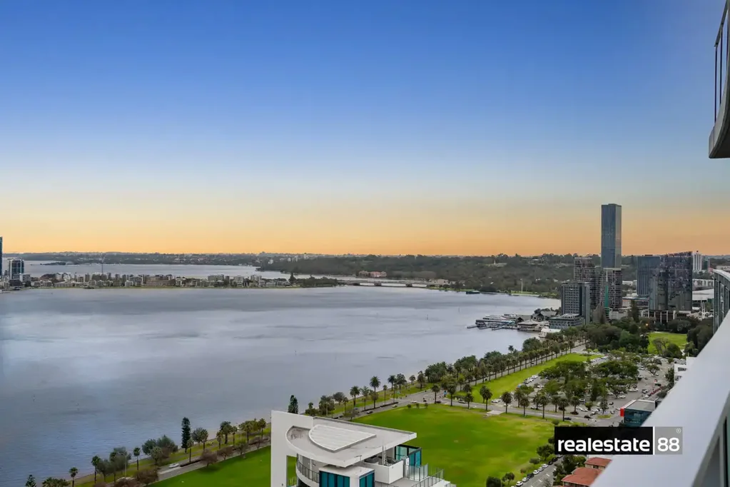 East Perth 2ਬੈੱਡਰੂਮ Luxury Living with Uninterrupted Panoramic Swan River Views!