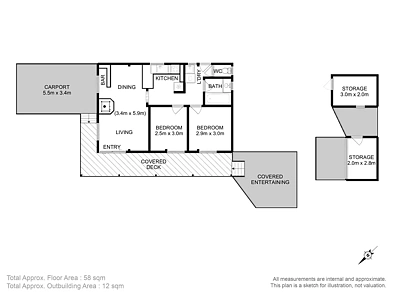 50 Lagoon Road, White Beach, TAS 7184, 2 slaapkamers, 1 badkamers, House