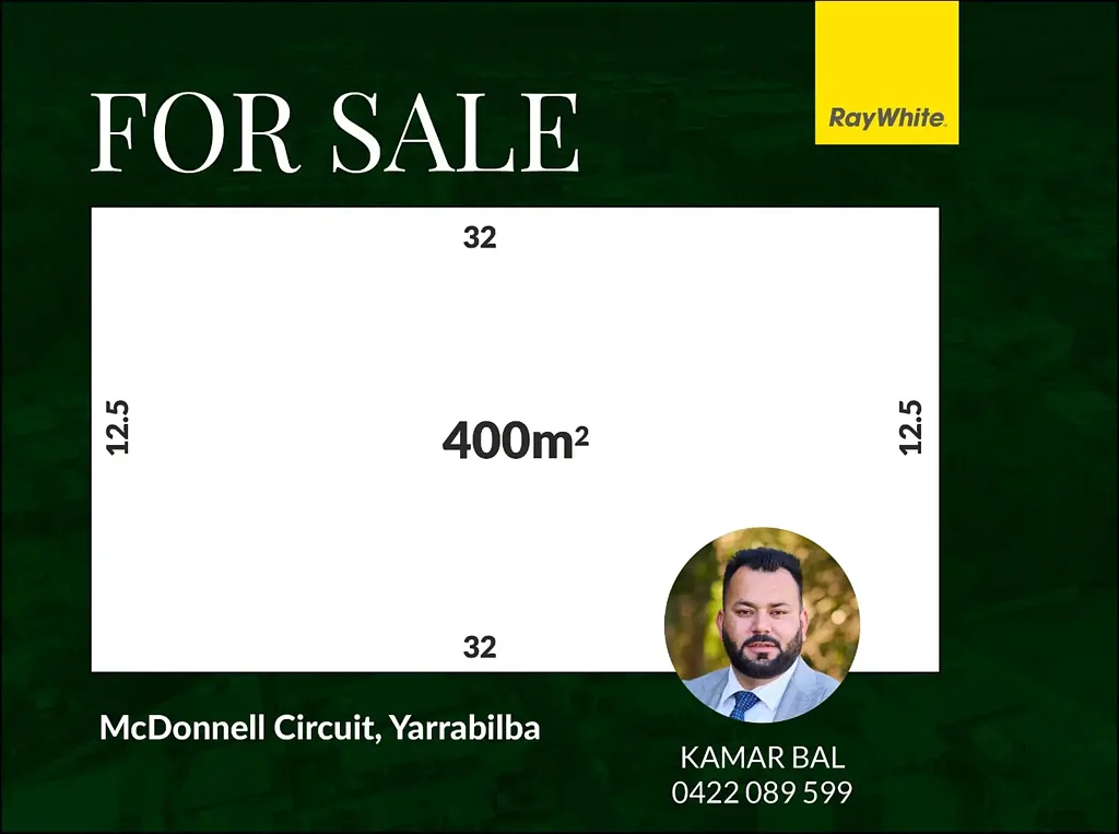 Yarrabilba 400平米地块 12.5米前宽 宁静家庭社区 步行公园学校 靠近商圈 增长潜力无限 Registered Land For Sale