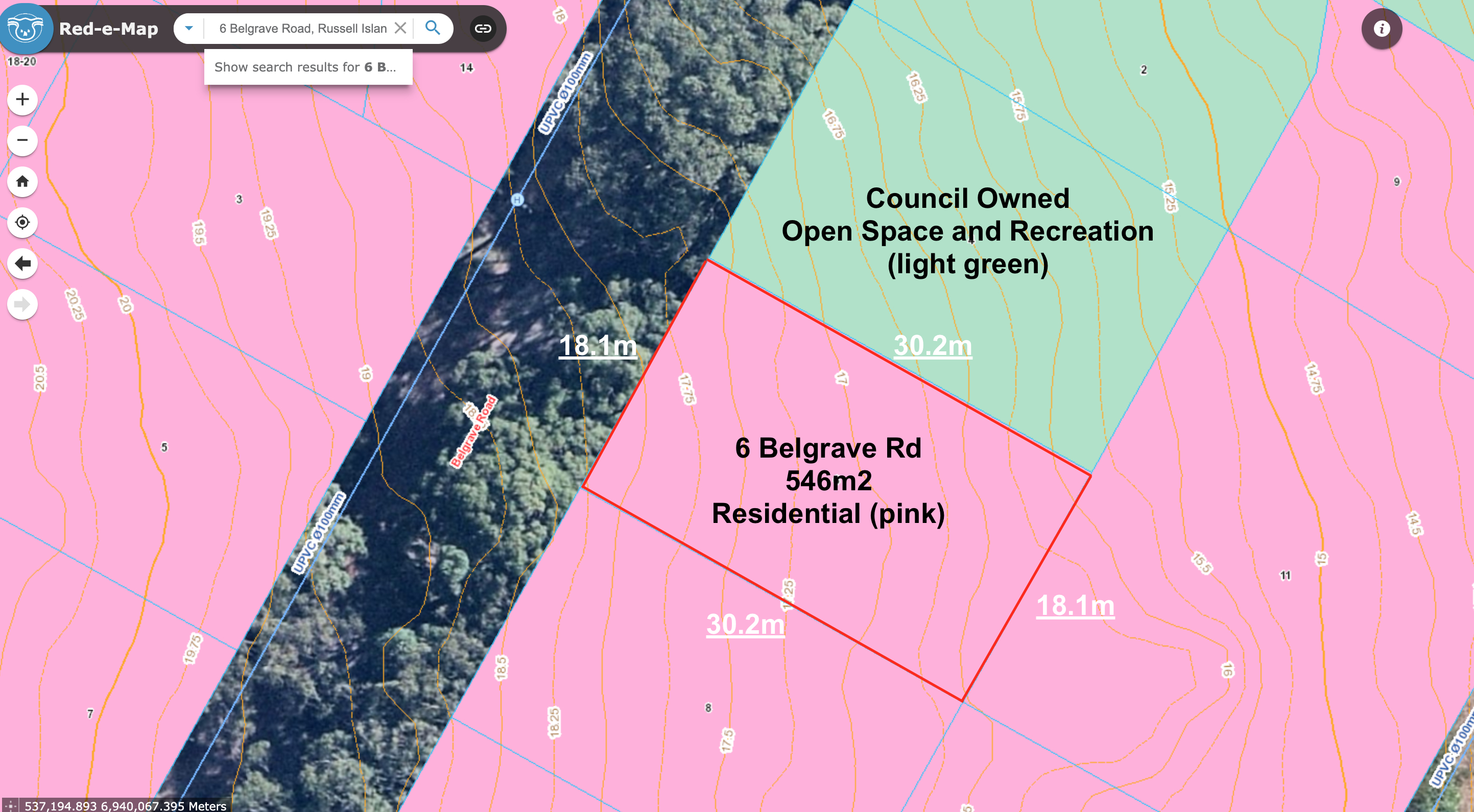 6 BELGRAVE RD, RUSSELL ISLAND QLD 4184, 0房, 0浴, Section