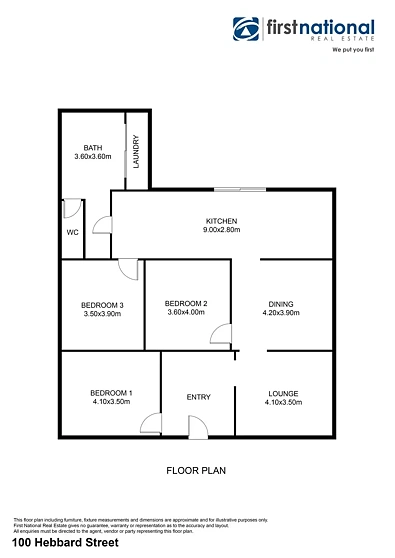 100 Hebbard Street, Broken Hill, NSW 2880, 3房, 1浴, House