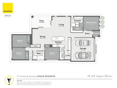 11 Fleming Street, Logan Reserve, QLD 4133, 4房, 2浴, House