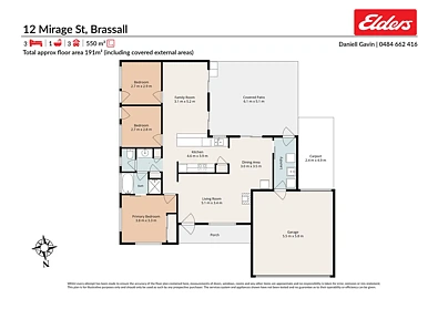 12 Mirage Street, Brassall, QLD 4305, 3房, 1浴, House