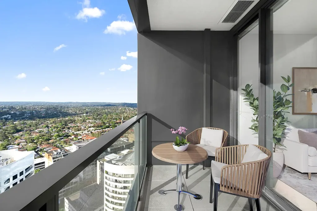 St Leonards 2कमरा High-Floor Luxury in Mirvac's Benchmark 'St Leonards Square'