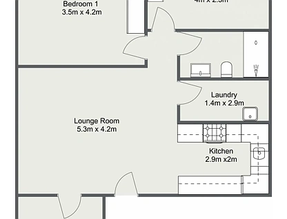 4/4 Hill Street, Lithgow, NSW 2790, 2房, 1浴, Unit