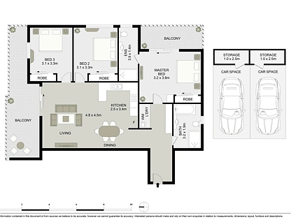 27/5 Robilliard Street, Mays Hill, Parramatta (Northwest suburbs), 3 Kuwarto, 2 Banyo, Apartment