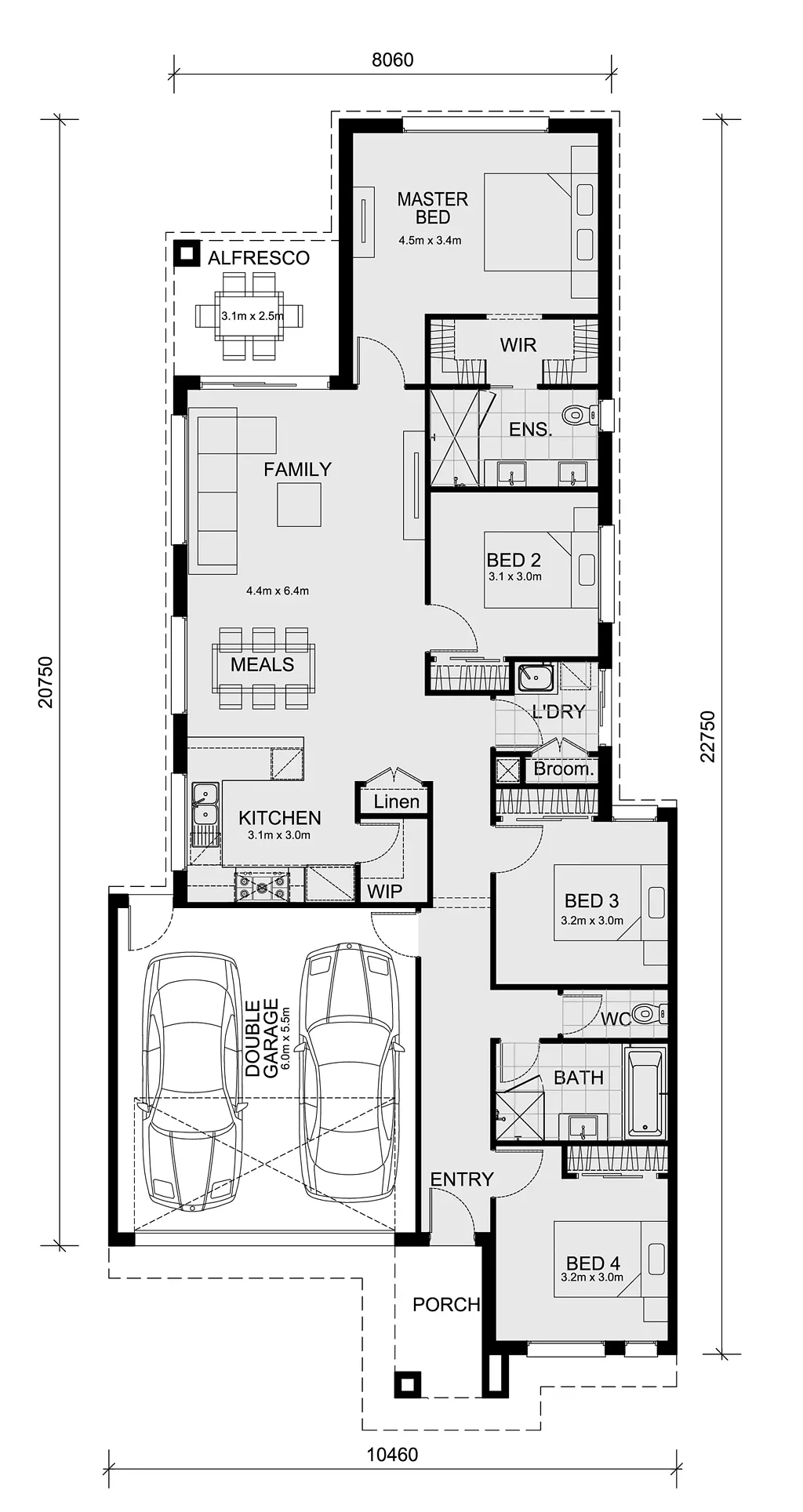 1115 Plumcot Loop, Tarneit, VIC 3029, 4 Bedrooms, 2 Bathrooms, House