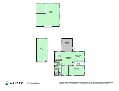 6 and 8 Princess Street, Marton, Rangitikei, 2 ห้องนอน, 1 ห้องน้ำ, House