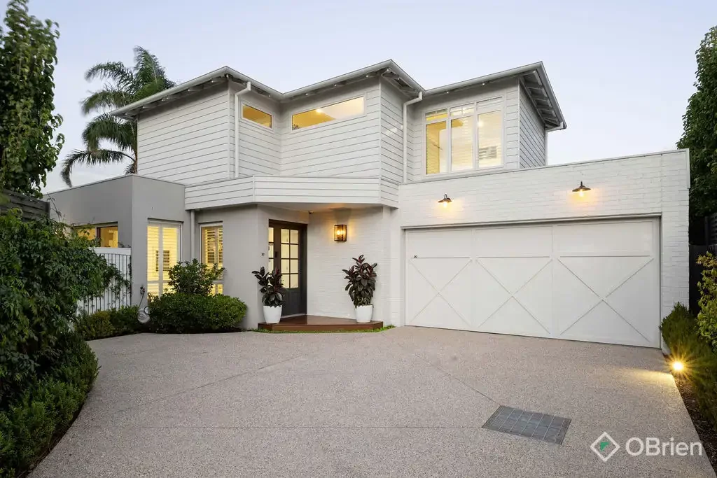 Mornington 3कमरा Elegant Hamptons Living in Sought-After Beachside Mornington
