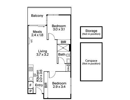 205/56 Kambrook Road, Caulfield North, Inner East Melbourne, 2 कमरे, 1 बाथरूम, Apartment