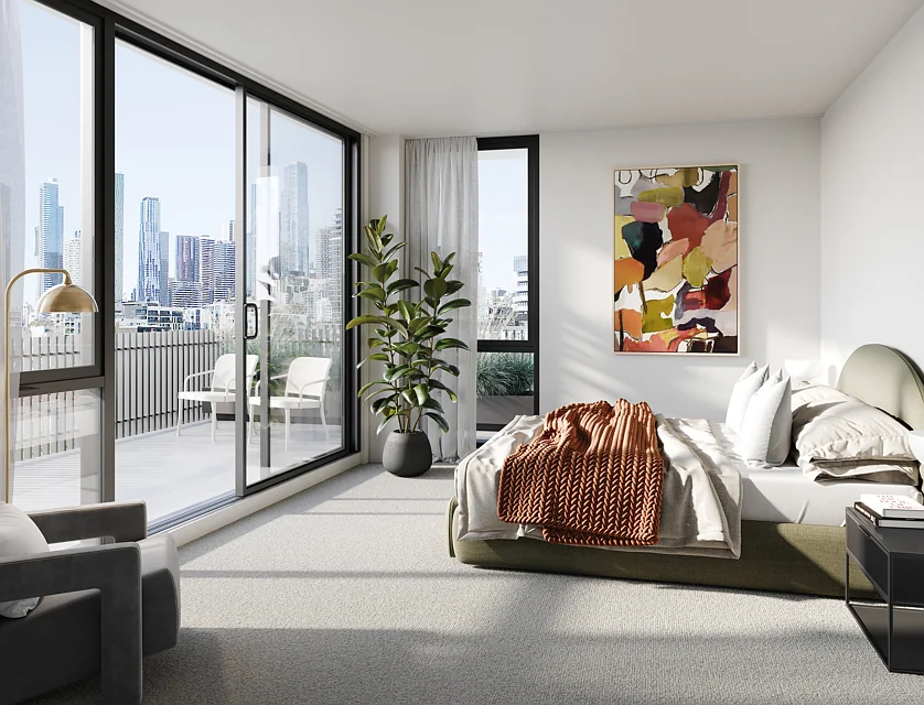 108/218-228 Stanley Street, West Melbourne, Melbourne CBD, 2 कमरे, 2 बाथरूम, Apartment
