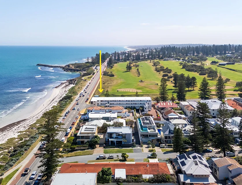 11/86 Marine Parade, Cottesloe, North West Perth, 1 rūma, 1 rūma horoi, Apartment