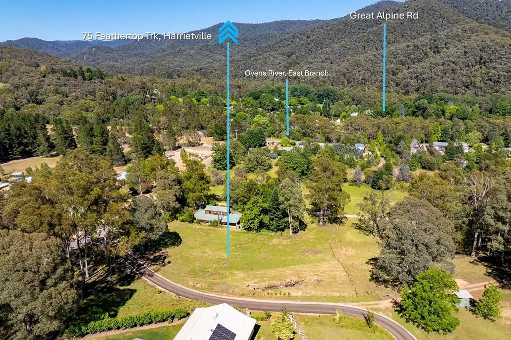 Harrietville  Rare Acre Block with Elevated Valley Views and Space for a Large Family Home