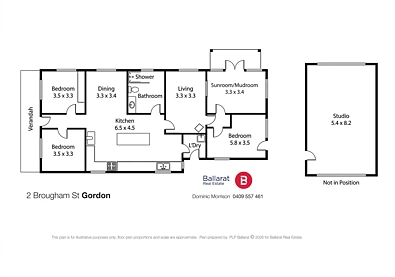2 Brougham Street, Gordon, VIC 3345, 3 habitaciones, 1 baños, House