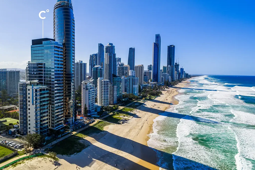 Surfers Paradise 2غرفة نوم Prized Absolute Beachfront Residence