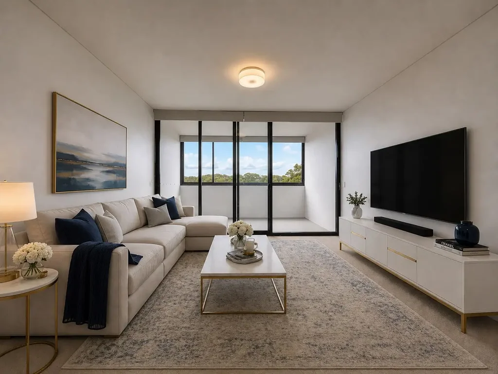 Oversized Modern Apartment With Study + Winter Garden Balcony And Separate Balcony