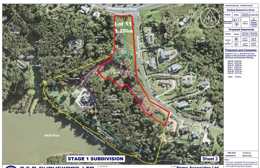 Red Beach 1.26ha Premium Land Subdivision Opportunity