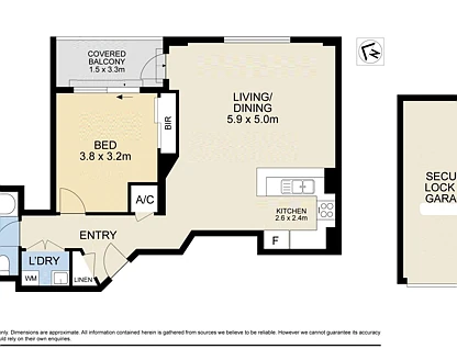 256/158-166 Day Street (289-295 Sussex Street), Sydney, Sydney CBD, 1 침실, 1 욕실, Apartment