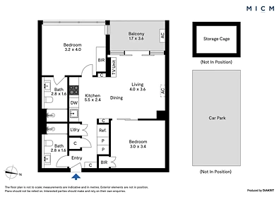 4113/220 Spencer Street, Melbourne, VIC 3000, 2 Bedrooms, 2 Bathrooms, Apartment