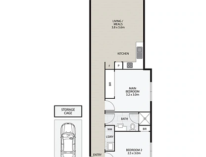 8/1440 Centre Road, Clayton South, South East Melbourne, 2 ห้องนอน, 1 ห้องน้ำ, Apartment