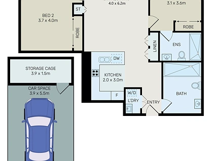 505A/101 Waterloo Road, Macquarie Park, Upper North Shore, 2 chambres, 2 salles de bain, Apartment