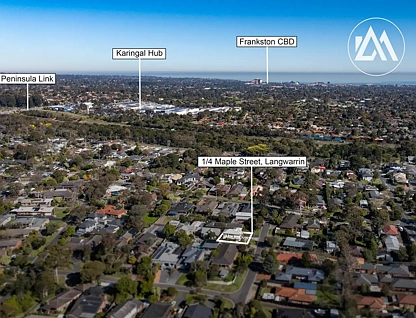 1/4 Maple Street, Langwarrin, VIC 3910, 3 chambres, 2 salles de bain, Townhouse