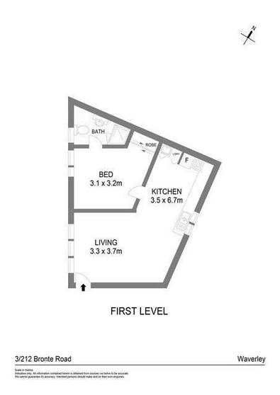 3/212 Bronte Road, Waverley, NSW 2024, 1 Bedrooms, 2 Bathrooms, Unit