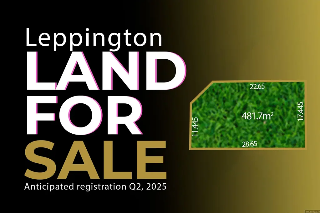 Leppington Land For Sale - Anticipated registration Q2, 2025